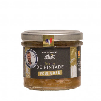 Terrine Pintade et Foie gras, 100gr