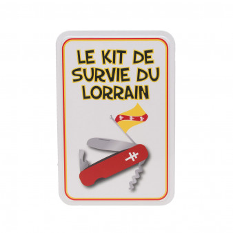Boîte Métal "Le Kit de Survie du Lorrain"