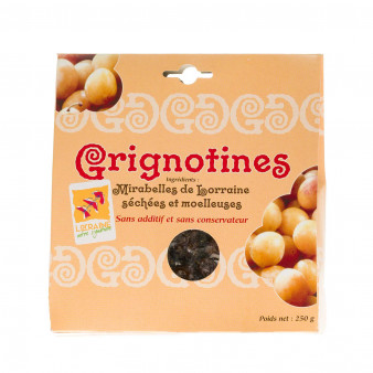 Grignotines (mirabelles séchées)