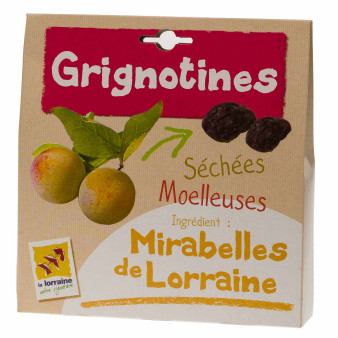 Grignotines (mirabelles séchées)
