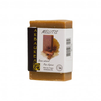 Savon naturel pain d'épices, miel des Vosges "MELLITIS"