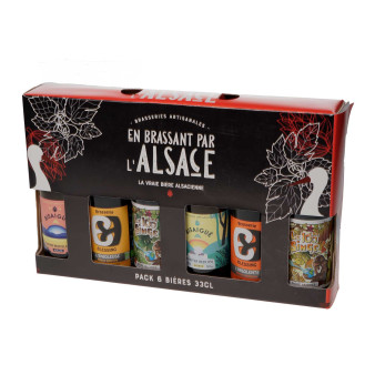 Coffret 6 bières en brassant par l'Alsace