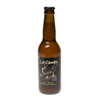 Bière blonde des Ardennes la Coulou, 6°
